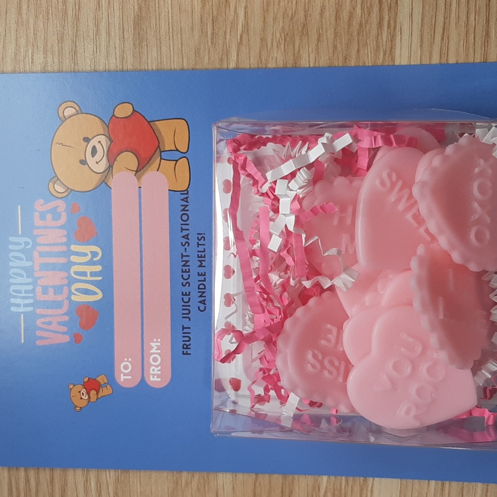 Valentine's Day Heart-Shaped Candle Melt GRAM